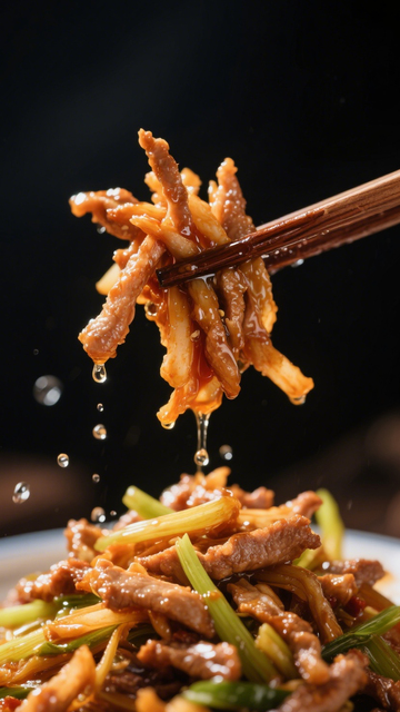家常炒制小炒肉丝2