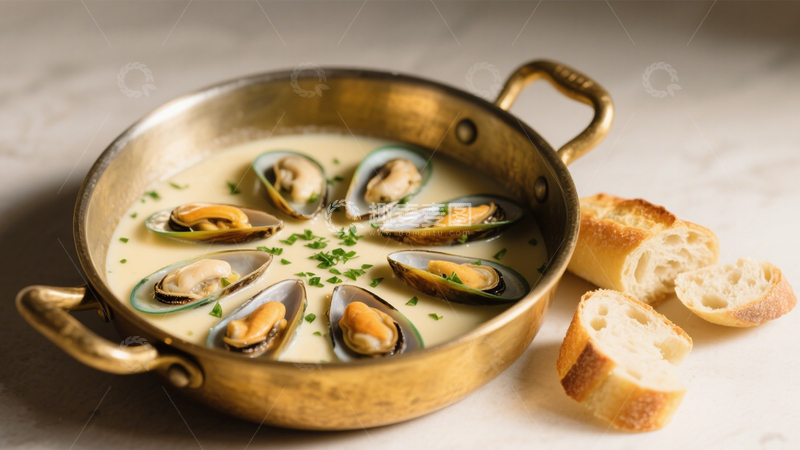 高清大图下载【趣麦麦图】鲜美奶油青口贝3