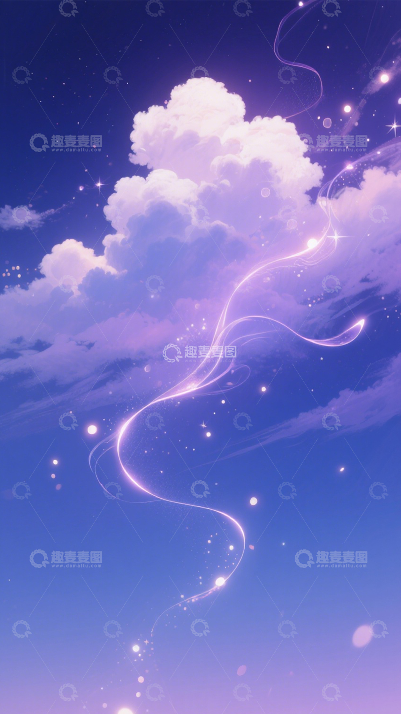 高清大图下载【趣麦麦图】梦幻紫云之境2