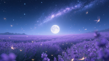 薰衣草的浪漫月夜3