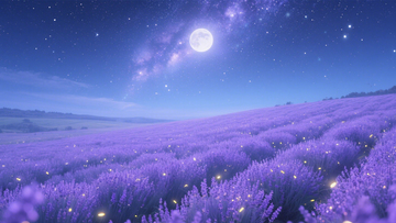 薰衣草的浪漫月夜4