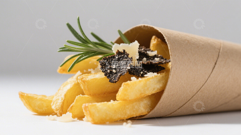 高清大图下载【趣麦麦图】松露芝士风味薯条3