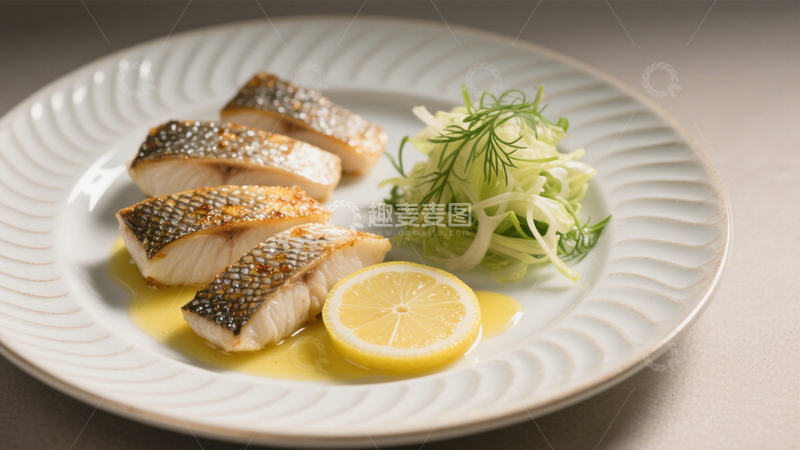 高清大图下载【趣麦麦图】香煎海鱼美味3