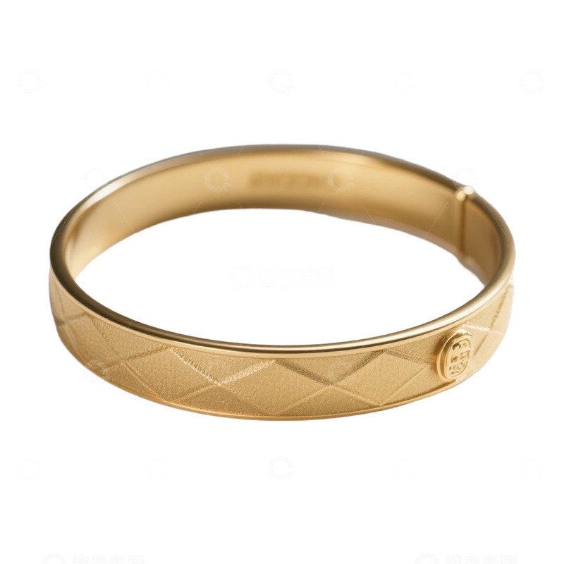 高清大图下载【趣麦麦图】黄金饰品手镯免抠元素