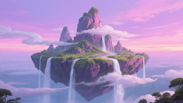 梦幻悬浮仙岛景3