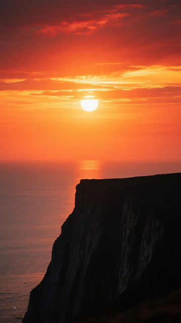 悬崖落日壮丽观1
