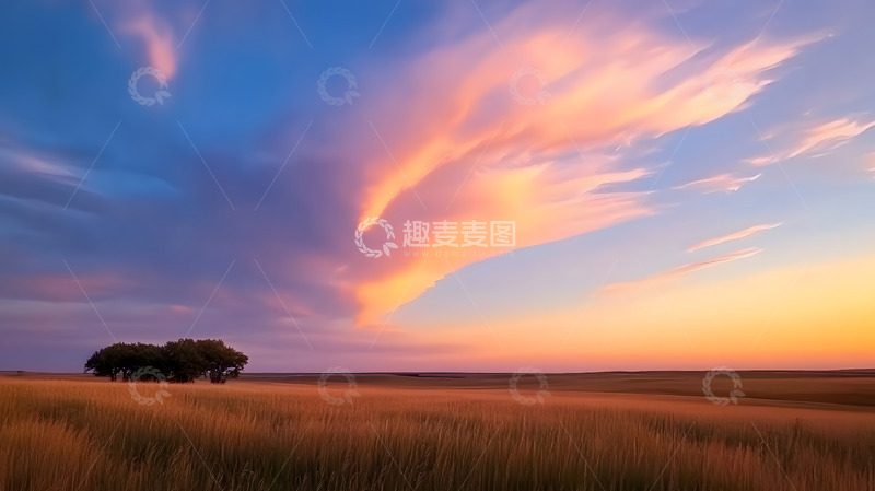 高清大图下载【趣麦麦图】夏日晚霞云彩