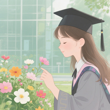 花开时节 · 与学士服的合影