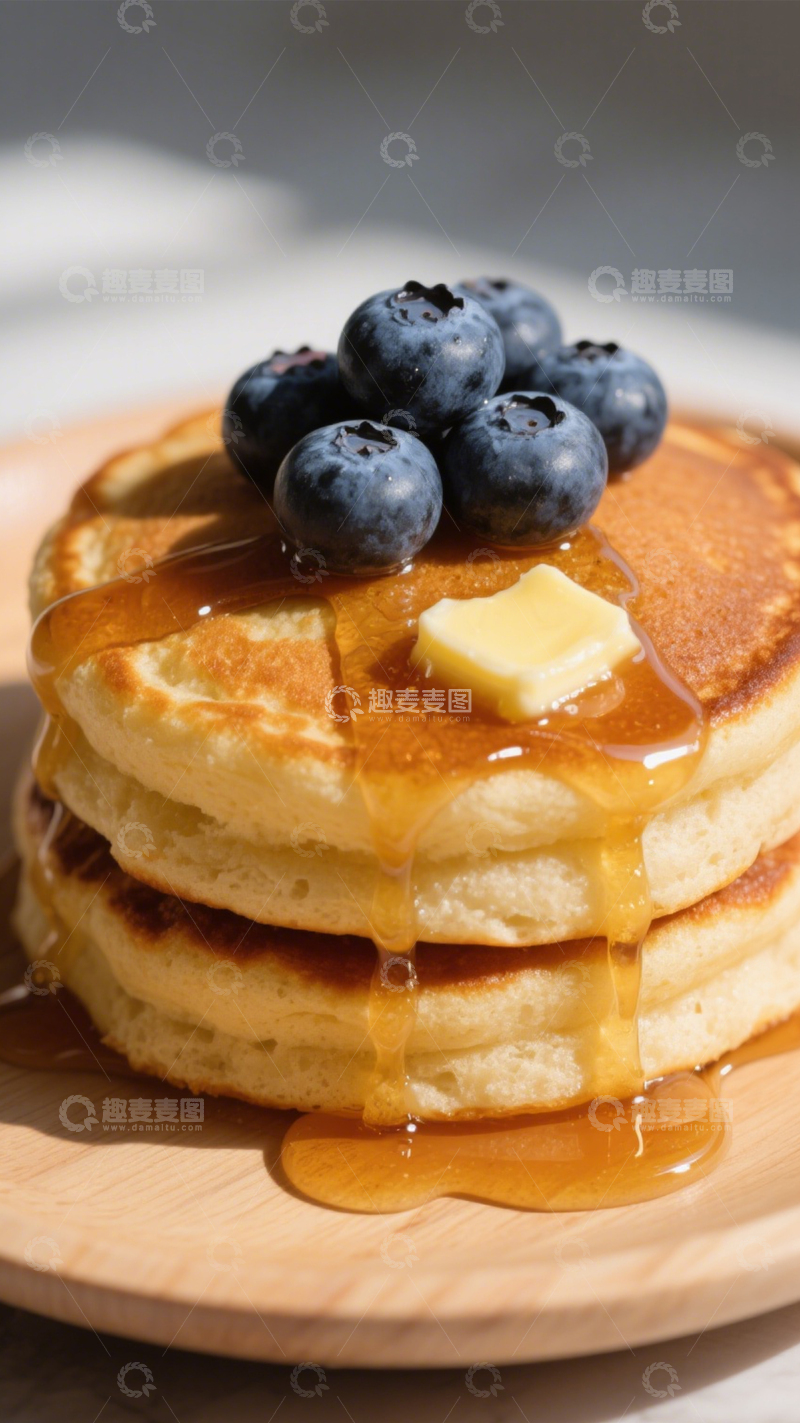 高清大图下载【趣麦麦图】蓝莓松饼美味尝2
