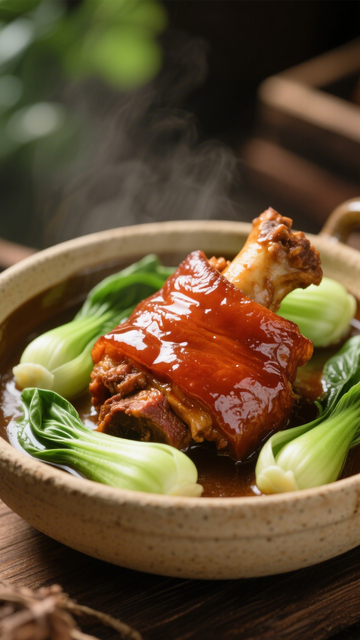 软烂酱香红烧肘子1