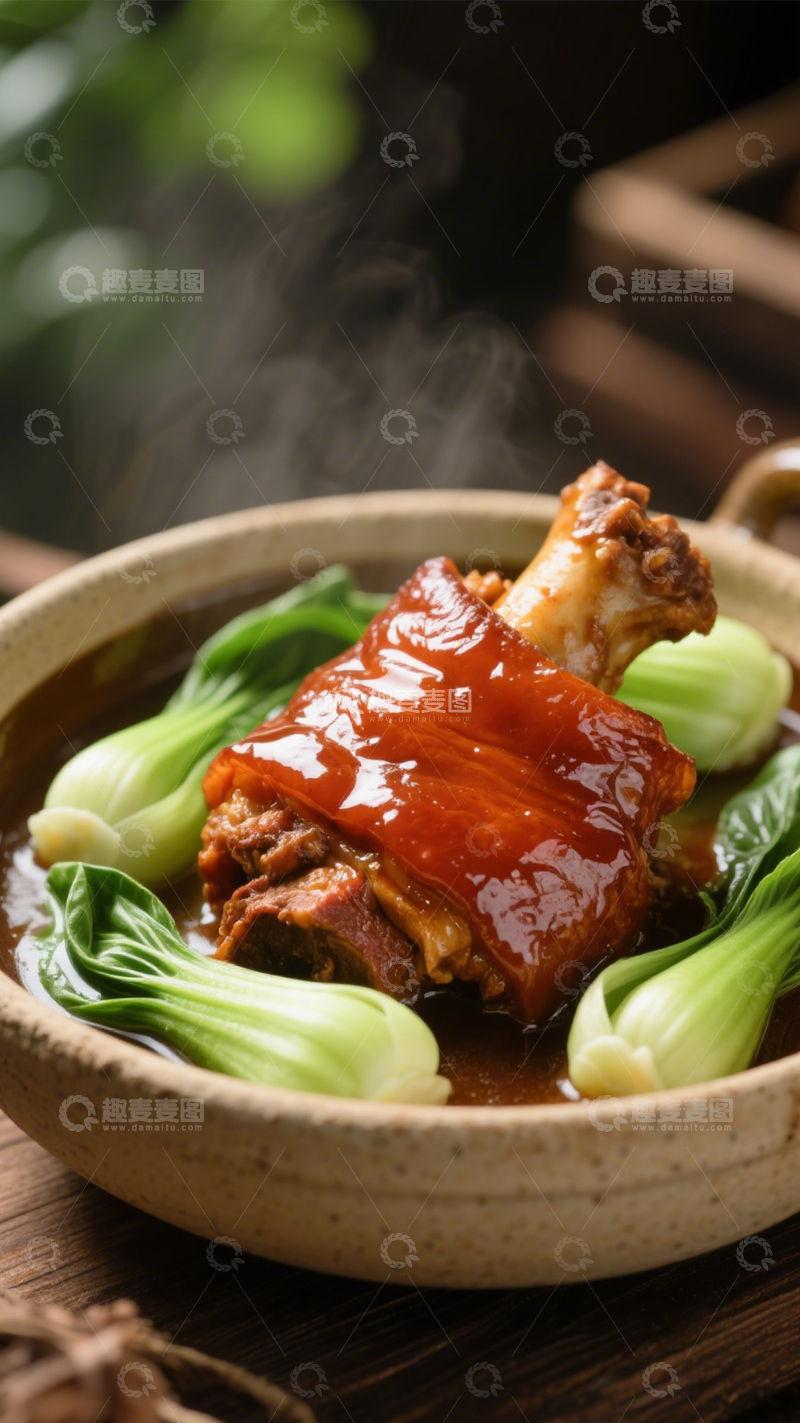 高清大图下载【趣麦麦图】软烂酱香红烧肘子1