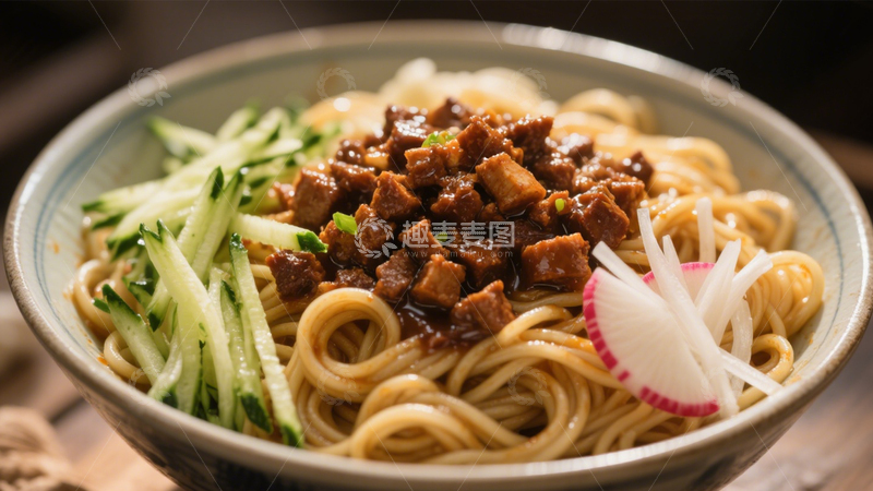 劲道炸酱面美味4