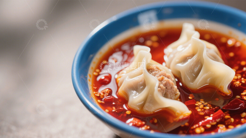 高清大图下载【趣麦麦图】-入味红汤抄手香4