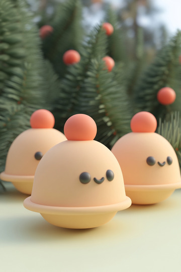 卡通角色在大自然中Ai插画海报背景高清图