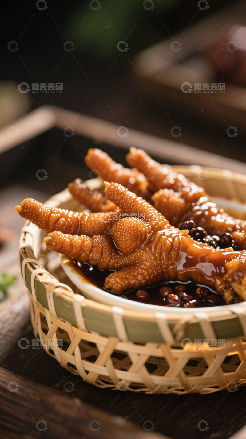高清大图下载【趣麦麦图】入味豉汁凤爪1