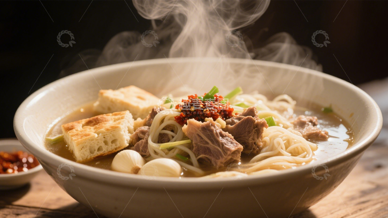 高清大图下载【趣麦麦图】浓郁牛肉米线香3