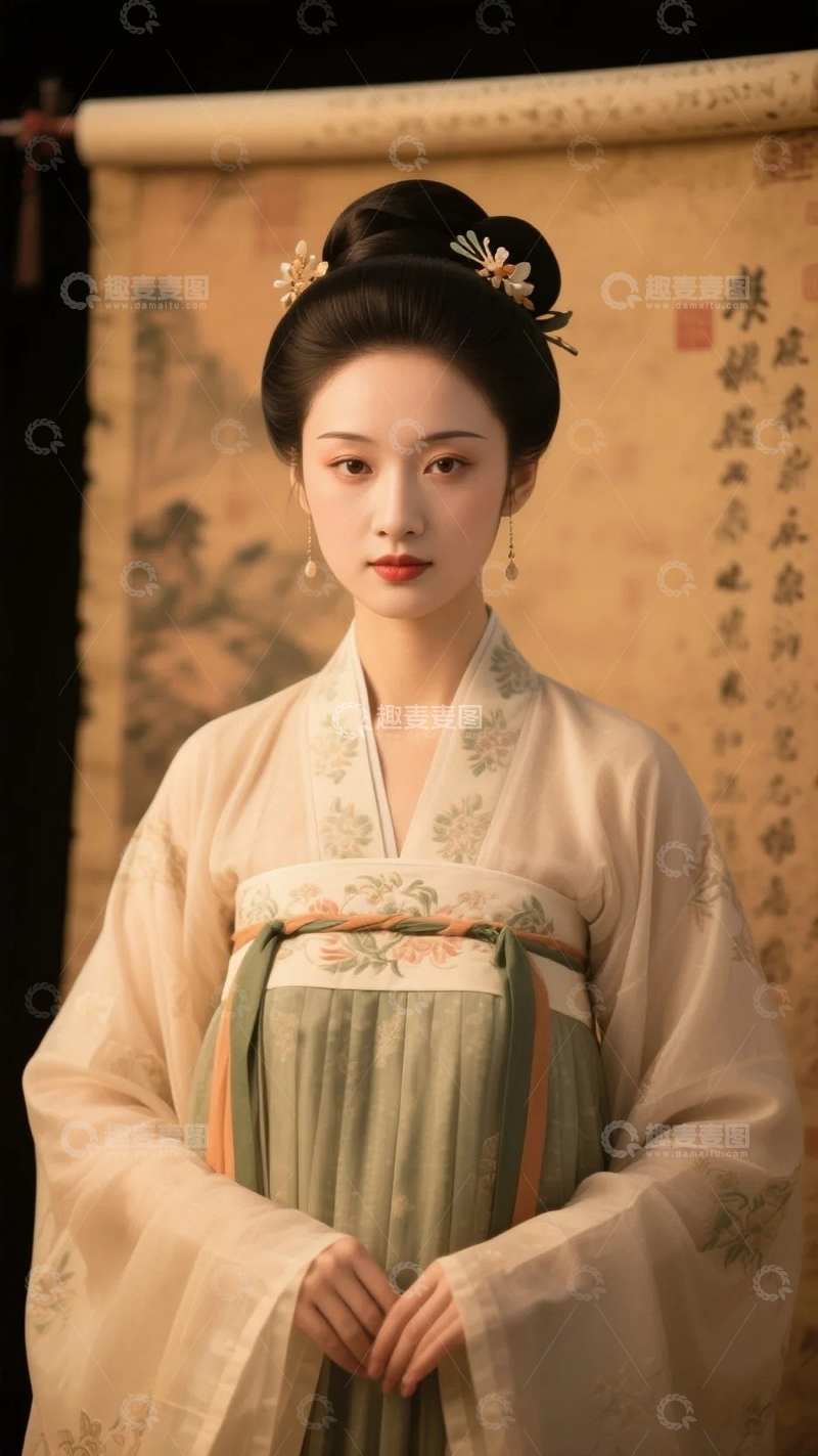 高清大图下载【趣麦麦图】美人的婉约风华1