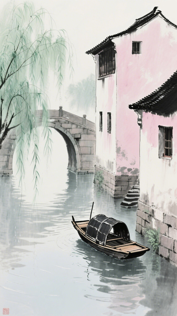 粉墙黛瓦江南水乡3