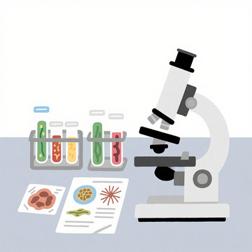 科学实验矢量图