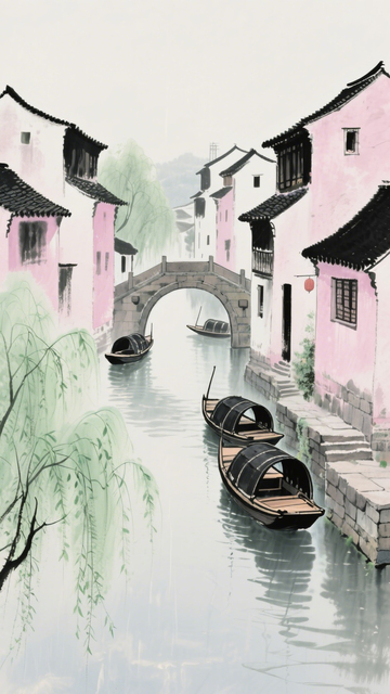 粉墙黛瓦江南水乡1