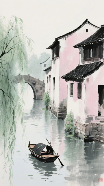 粉墙黛瓦江南水乡4
