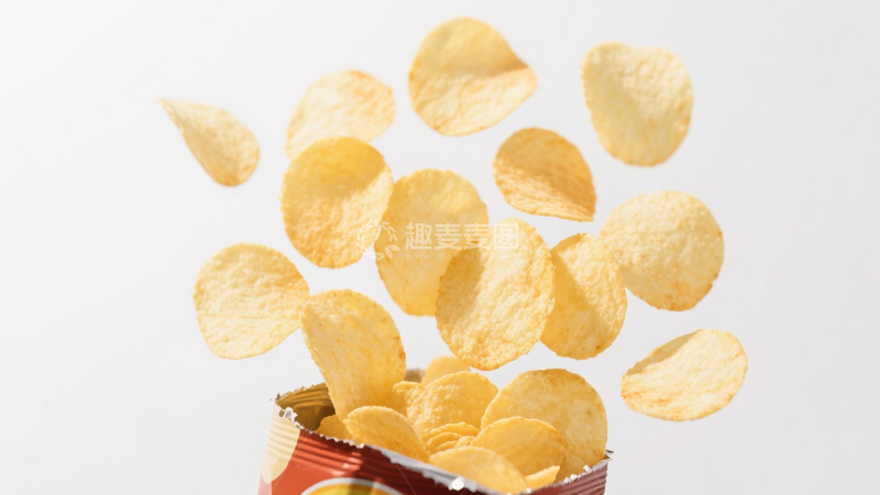 高清大图下载【趣麦麦图】金黄酥脆香脆薯片3