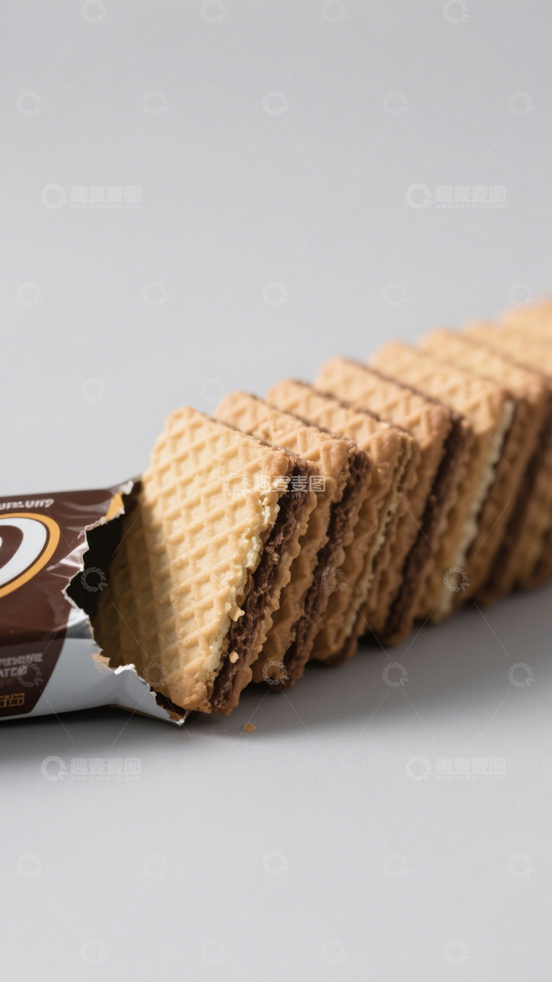 高清大图下载【趣麦麦图】夹心酥脆夹心威化饼2