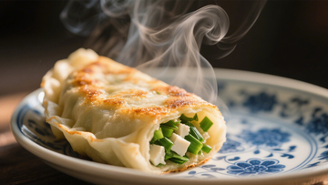 韭菜热气韭菜煎饺4