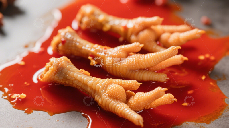 高清大图下载【趣麦麦图】辣椒红油香辣凤爪4