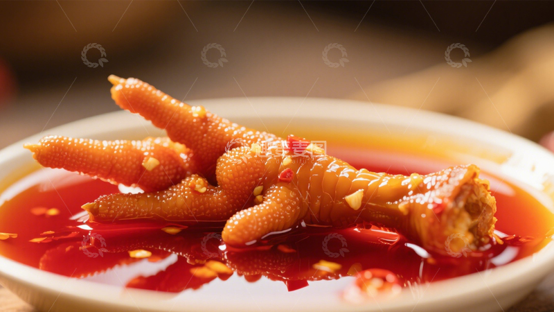 高清大图下载【趣麦麦图】辣椒红油香辣凤爪3