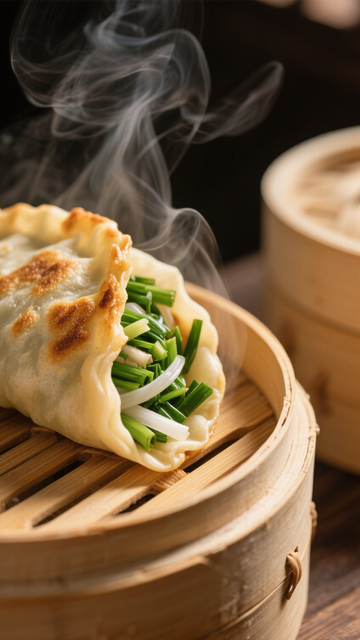 韭菜热气韭菜煎饺2