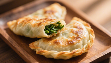 韭菜热气韭菜煎饺3