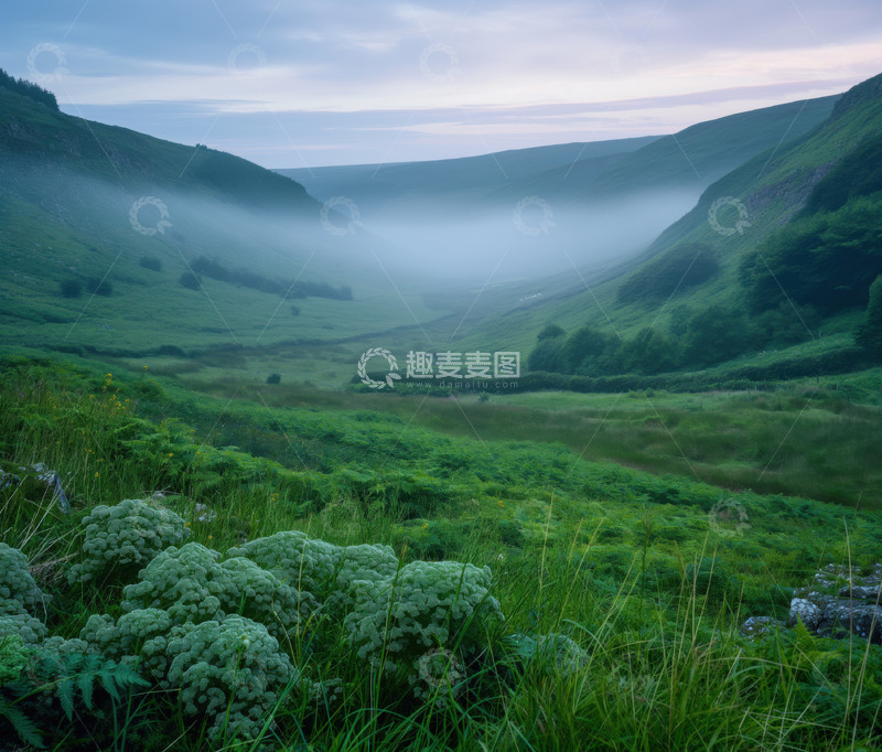 高清大图下载【趣麦麦图】悬崖边的孤独AI插画摄影照片高清图片素材