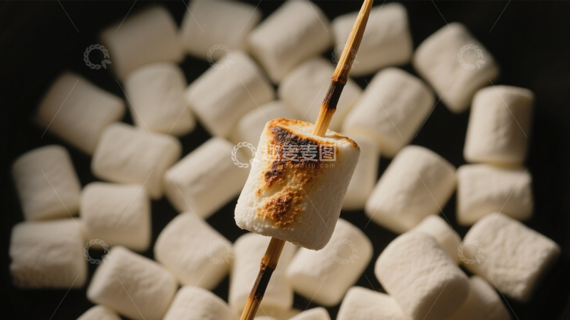 高清大图下载【趣麦麦图】焦痕甜蜜烤棉花糖3