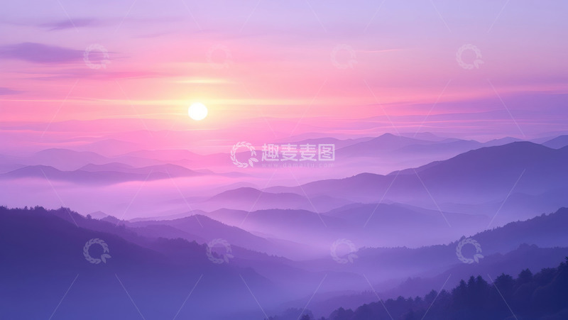 高清大图下载【趣麦麦图】壮丽的山岳景观AI插画摄影照片高清图片素8