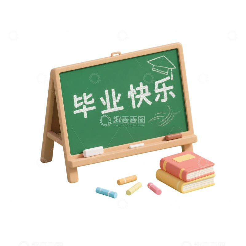 高清大图下载【趣麦麦图】毕业季背景图4