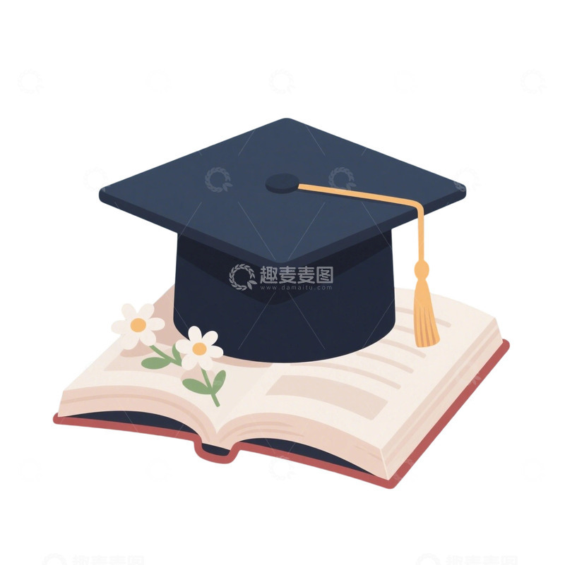 高清大图下载【趣麦麦图】毕业季背景图2