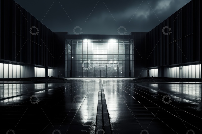 高清大图下载【趣麦麦图】现代建筑夜景6