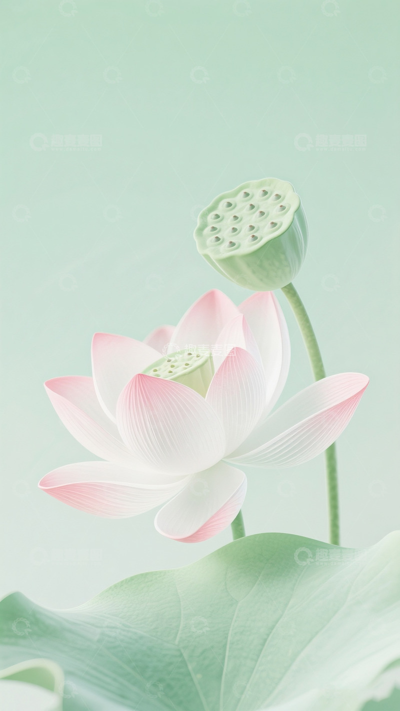 高清大图下载【趣麦麦图】荷花荷叶摄影3