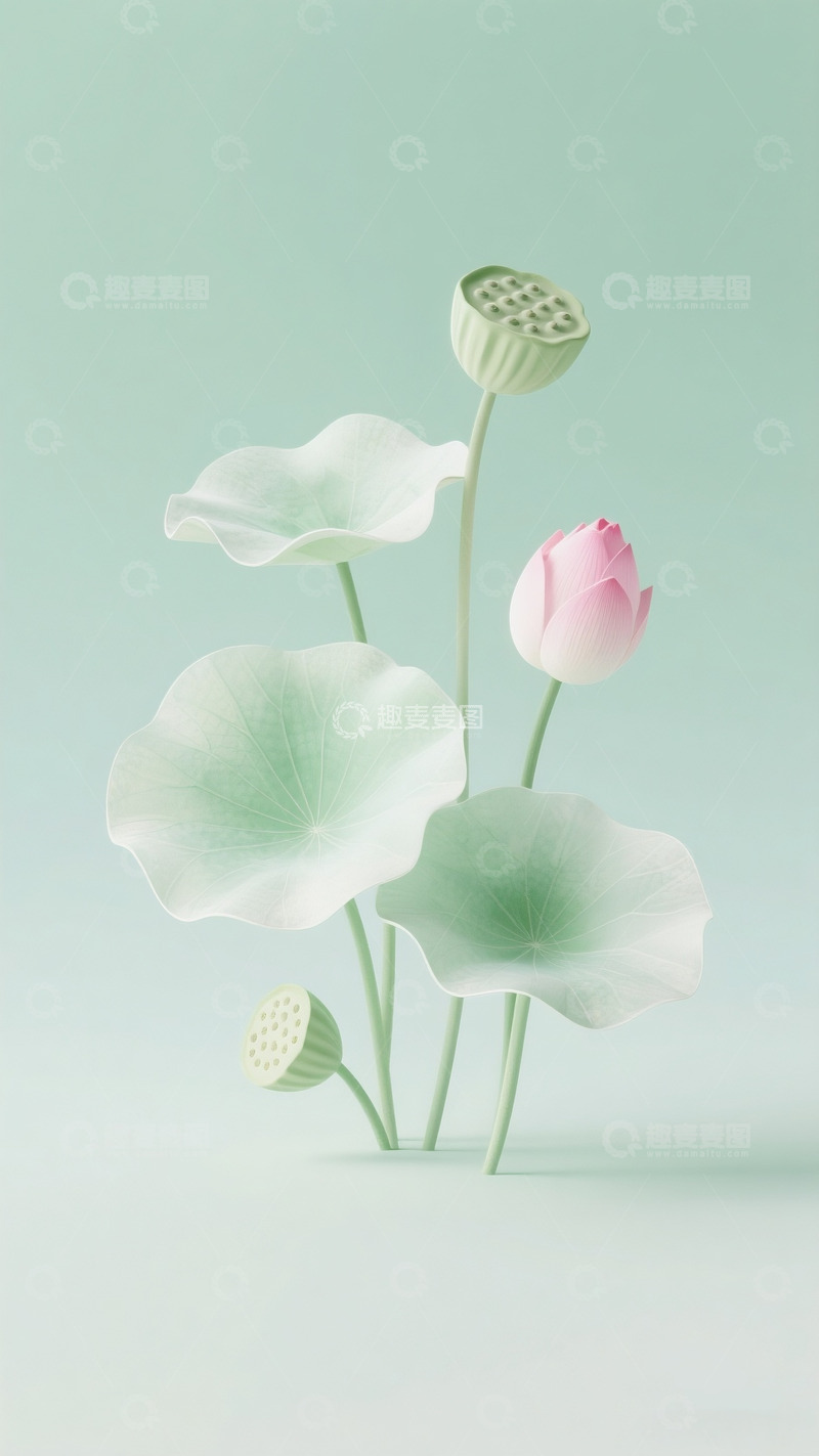 高清大图下载【趣麦麦图】荷花荷叶摄影6