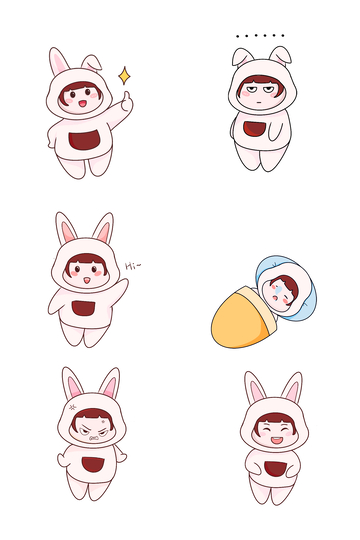 卡通表情包IP元素