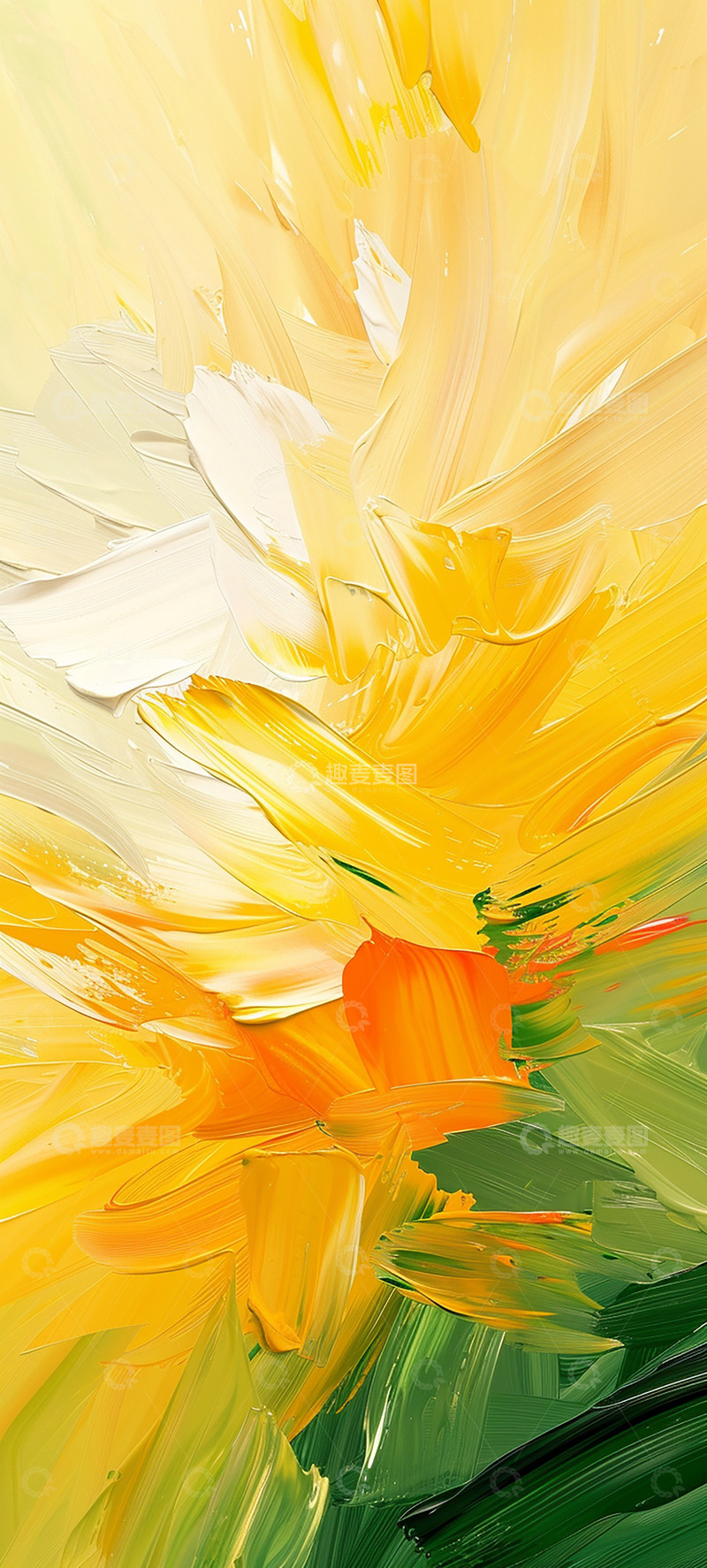 高清大图下载【趣麦麦图】油画笔触肌理4