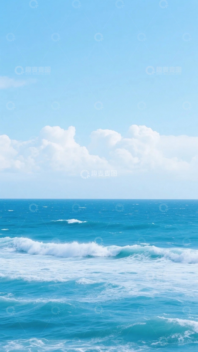 高清大图下载【趣麦麦图】碧海蓝天的交响2
