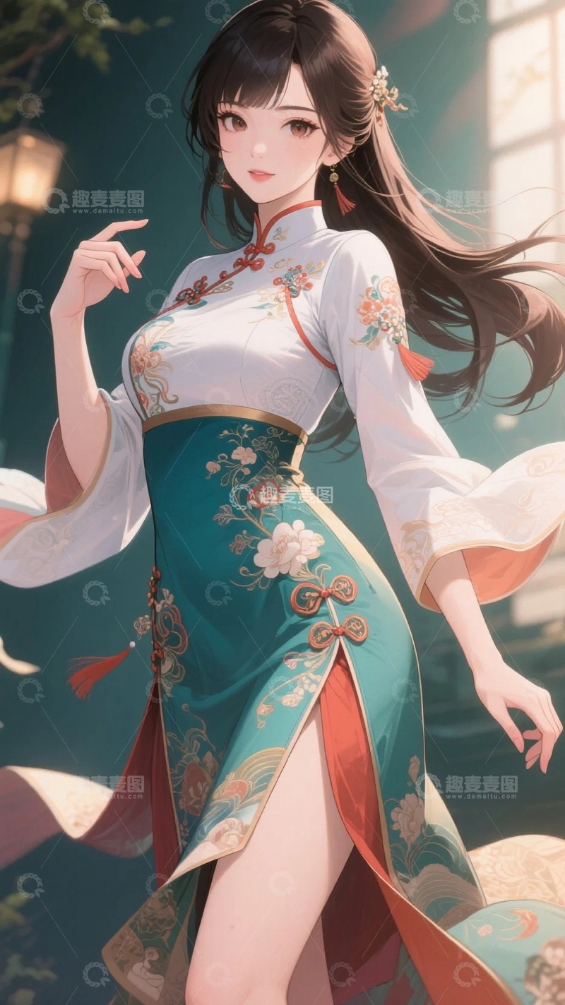 高清大图下载【趣麦麦图】东方美人的优雅风姿4