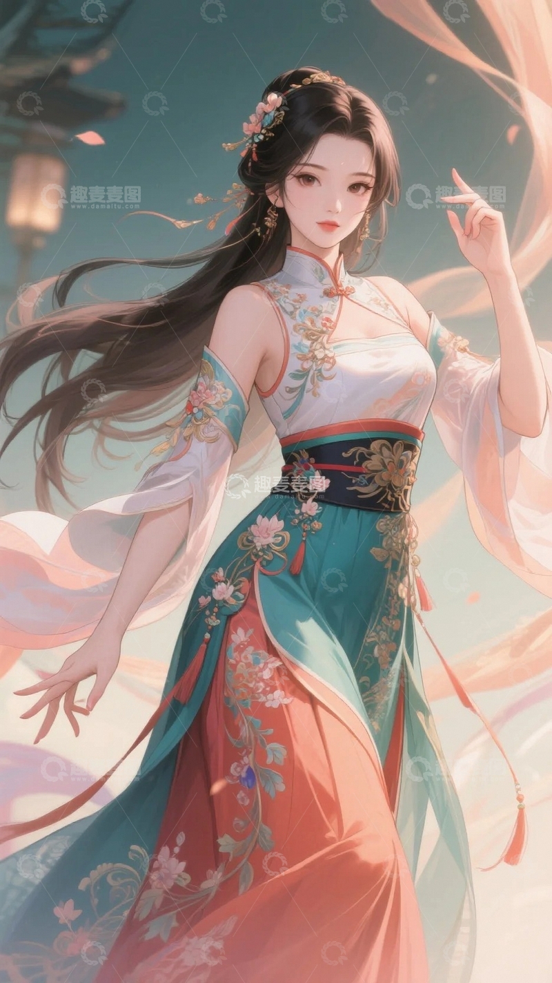 高清大图下载【趣麦麦图】东方美人的优雅风姿3