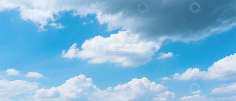高清大图下载【趣麦麦图】蓝天白云的诗意画卷4