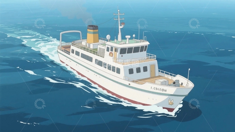 高清大图下载【趣麦麦图】海上怀旧客轮之旅3