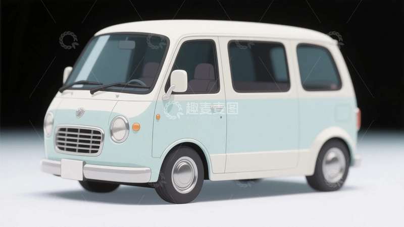 高清大图下载【趣麦麦图】卡通造型迷你巴士3