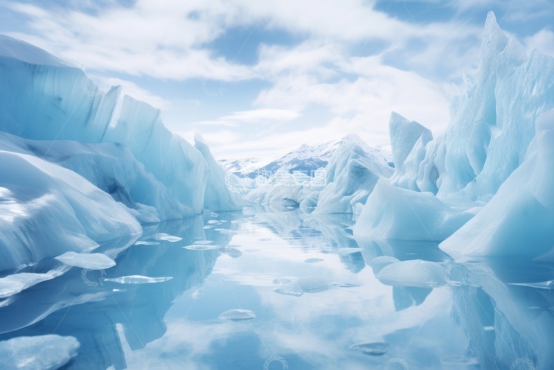 高清大图下载【趣麦麦图】冰川雪地自然美景
