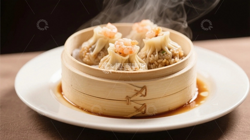 高清大图下载【趣麦麦图】蒸笼里的美味烧麦2